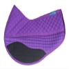 CHALLENGER Quilted Western Purple Barrel Saddle Pad with Fleece Underside Padding  Shock-Absorbing Comfort Training Pad  26 Spine x 17 Drop 39TS11PR view 4