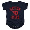 University of Dayton Official One Color Dayton Flyers Logo Unisex Infant Snap Suit for Baby,Navy, 18 Months view 1