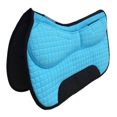 CHALLENGER 26" x 16" Western Quilted Neoprene Saddle Pad w/Foam Inserts Turquoise 39TS12TR