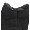 CHALLENGER 26" x 16" Western Quilted Neoprene Saddle Pad w/Foam Inserts Black 39TS12BK view 2