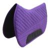 CHALLENGER Quilted Western Purple Saddle Pad with Fleece Underside Padding  Durable Square Pad for Western Saddles, Shock-Absorbing Comfort  26 Spine x 16 Drop 39TS10PR view 1