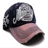 New York NY New Leader Vintage Women Ladies Blue Gray Era Slouch Era Strapback Hat Cap view 1