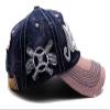 New York NY New Leader Vintage Women Ladies Blue Gray Era Slouch Era Strapback Hat Cap view 4