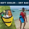 Enthusiast Gear 15L Insulated Floating Cooler Bag, Waterproof, Portable, Collapsible, Padded Shoulder Strap, Perfect for Kayaking, Hiking, Boating, Beach view 2