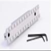 Hammers Stainless Silver Red Dot Scope Base Rail Mount for Dan Wesson Vent Rib Barrel Revolver view 3