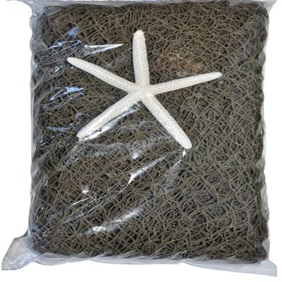 Authentic Fishing Net - Genuine Commercial Used Thick Fish Netting - Decorative 5x10 feet