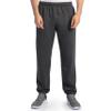 Fruit Of The Loom Mens Eversoft Fleece Elastic Bottom With Pockets, Relaxed Fit, Moisture Wicking, Breathable Sweatpants, Black Heather, Large US view 1
