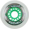 Labeda Gripper Asphalt Outdoor Inline Roller Hockey Wheels + Hybrid Ceramic Bearings 76mm 83A White view 2
