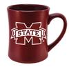 RFSJ Mississippi State Bulldogs Ceramic 16oz Sculpted Mug  Official Team Logo Coffee Cup  Handwash Recommended  Individually Boxed view 1