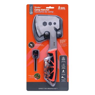 S.O.L. Survive Outdoors Longer SOL Camping Gear Stoke Camp Hatchet