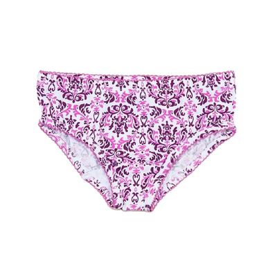 The Season Essentials Kidsy Girls Casual Paisley Briefs  Soft Cotton, Pull-On Closure  Snow, 5
