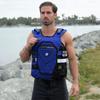 Jettribe RS-25 Customizable 25th Anniversary Edition Side-Entry Jet Ski Life Vest: Mens PWC Performance Impact Jacket for Racing and Freestyle  Competition Series with Integrated Chest Plate- -Blue view 1