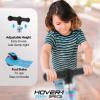 Hover-1 Ziggy Folding Kick Scooter for Kids (5+ Year Old) | Features Lean-to-Turn Axle, Solid PU Tires & Slim-Design, 110 LB Max Load Capacity, Safe, Blue view 2