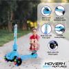 Hover-1 Ziggy Folding Kick Scooter for Kids (5+ Year Old) | Features Lean-to-Turn Axle, Solid PU Tires & Slim-Design, 110 LB Max Load Capacity, Safe, Blue view 3