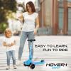Hover-1 Ziggy Folding Kick Scooter for Kids (5+ Year Old) | Features Lean-to-Turn Axle, Solid PU Tires & Slim-Design, 110 LB Max Load Capacity, Safe, Blue view 4