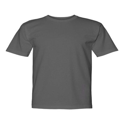 Bayside USA-Made 100 Cotton Short Sleeve T-Shirt, 2XL, Charcoal