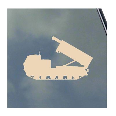 M270 MLRS Crew Vinyl Sticker Decal by KLO Graphics Gulf War Iraq Afghanistan War Veteran Army