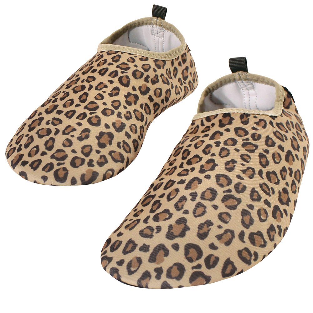 Hudson Baby Unisex-Child Water Shoes for Sports, Yoga, Beach and Outdoors, Kids and Adult-Leopard, 38-39/5 Kids/6-Womens