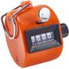 White Deer Hand Tally Counter 4 Digit Number Dual Clicker Golf Handy Convenient (Orange) view 1