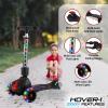Hover-1 Ziggy Folding Kick Scooter for Kids (5+ Year Old) | Features Lean-to-Turn Axle, Solid PU Tires & Slim-Design, 110 LB Max Load Capacity, Safe, Black view 3
