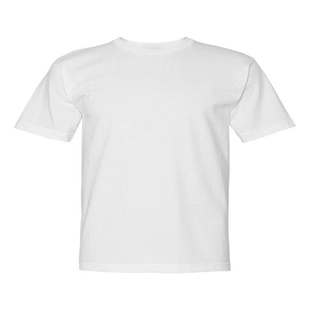 Bayside USA-Made 100 Cotton Short Sleeve T-Shirt, 3XL, White