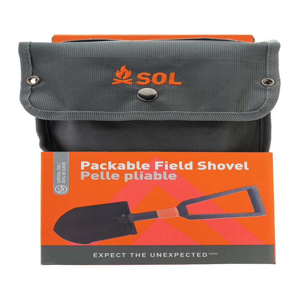 Survive Outdoors Longer Survival Carbon Steel Packable Field Shovel