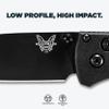 Benchmade - Mini Bugout, Outdoor, EDC Folding Knife, Drop-Point Blade with Black Carbon Fiber Elite Handle (533BK-2) view 3