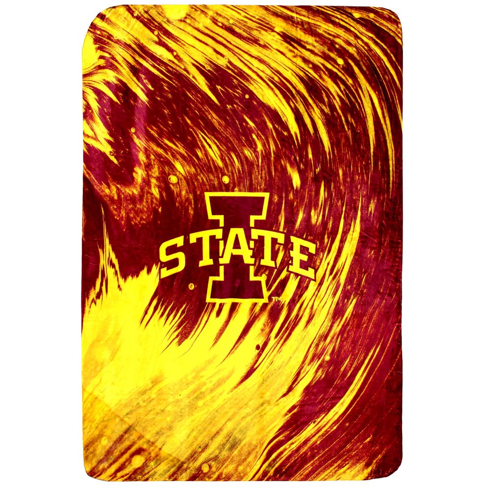 College Covers Everything Comfy Iowa State Cyclones Color Swept Soft Throw Blanket, 30" x 40"