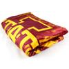College Covers Everything Comfy Iowa State Cyclones Color Swept Soft Throw Blanket, 30" x 40" view 2