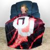 College Covers Everything Comfy Oklahoma Sooners Color Swept Soft Throw Blanket, 42" x 60" view 3