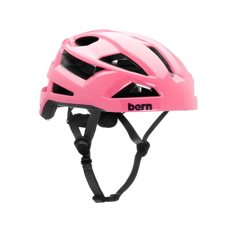 Bern FL-1 Libre Cycling Helmet, Satin Hot Pink, Medium