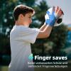 Sportout Youth&Adult Goalie Goalkeeper Gloves,Strong Grip for The Toughest Saves, with Finger Spines to Give Splendid Protection to Prevent Injuries,3 Colors (Blue, 7) view 3