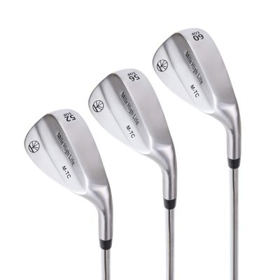 Mile High Life Golf Wedges | Entry Level Golf Sand Wedge Sets | Beginners Golf Gap Wedge Sets | Lob Wedge Golf Clubs for Men & Women (50/54/58 Degree Wedge Right Hand)