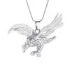 QJZM Men Cremation Jewelry - 316L Stainless Steel Memorial Urn Necklace for Ashes Keepsake Pendant Dad-Rose Gold_Necklace Box Funnel view 1