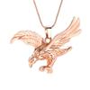 QJZM Men Cremation Jewelry - 316L Stainless Steel Memorial Urn Necklace for Ashes Keepsake Pendant Dad-Rose Gold_Necklace Box Funnel view 4