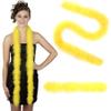 ZUCKER Marabou Feather Boas - Fluffy Costume Accessories, for Halloween Party, Carnival, Crafts, Dancing - Yellow - 3-Pack view 1