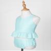Yeahdor Baby Girls Two Piece Swimsuit Striped Ruffles Tank Top with Bottoms Beach Bathing Suit Mint Green 6 view 4