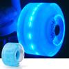 Nezylaf Light Up Roller Skate Wheels 8 Pack, 78A Hardness LED Skateboard Wheels with Premium ABEC-9 Bearings, Illuminating Roller Skate Accessories for Outdoor Indoor Quad Skates view 2