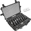 Case Club 8 Pistol and 20 Magazine Pre-Cut Heavy Duty Waterproof Case with Included Silica Gel Canister to Help Prevent Gun Rust view 1