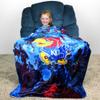 College Covers Everything Comfy Kansas Jayhawks Color Swept Soft Throw Blanket, 42" x 60" view 3