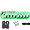 Labeda Shooter Inline Roller Hockey Wheels with Hybrid Ceramic Bearings 80mm view 1