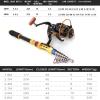 H/A ZYHYD 1.8m-3.6m Portable Telescopic Fishing Rod, Fishing Reel and Fishing Rod Bag Combination Set, Shore-Throwing Fishing Reel and Fishing line Combination, Travel Fishing Tackle ZYHYD view 2