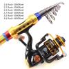H/A ZYHYD 1.8m-3.6m Portable Telescopic Fishing Rod, Fishing Reel and Fishing Rod Bag Combination Set, Shore-Throwing Fishing Reel and Fishing line Combination, Travel Fishing Tackle ZYHYD view 3