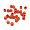Mopflies.com Slotted Tungsten Beads (Orange, 3.3mm) -100 Count view 1