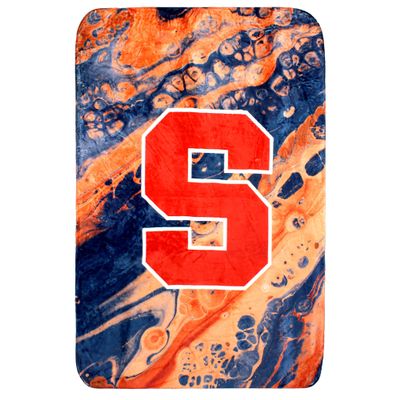 College Covers Everything Comfy Syracuse Orange Color Swept Soft Throw Blanket, 42" x 60"