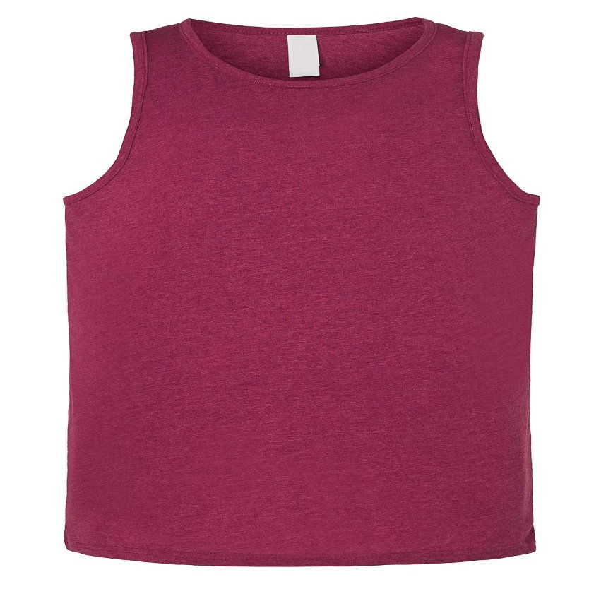 JC DISTRO Mens Hipster Hip Hop Basic Tank Top Soft Premium Cotton Jersey Shirts BurgundyHeather Medium
