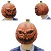 GOODKSSOP Cosplay Creepy Horror Pumpkin Head Funny Scary Halloween Mask Terror Full Face Helmet Carnival Christmas Xmas Festival Party Supplies Costume Mask Props view 1