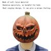 GOODKSSOP Cosplay Creepy Horror Pumpkin Head Funny Scary Halloween Mask Terror Full Face Helmet Carnival Christmas Xmas Festival Party Supplies Costume Mask Props view 2
