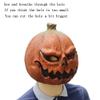 GOODKSSOP Cosplay Creepy Horror Pumpkin Head Funny Scary Halloween Mask Terror Full Face Helmet Carnival Christmas Xmas Festival Party Supplies Costume Mask Props view 3