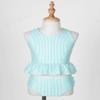 Hansber Infant Baby Girls Stripe Print Two Piece Tankini Swimsuit Sleeveless Ruffles Top with Briefs Mint Green 12-18 Months view 3